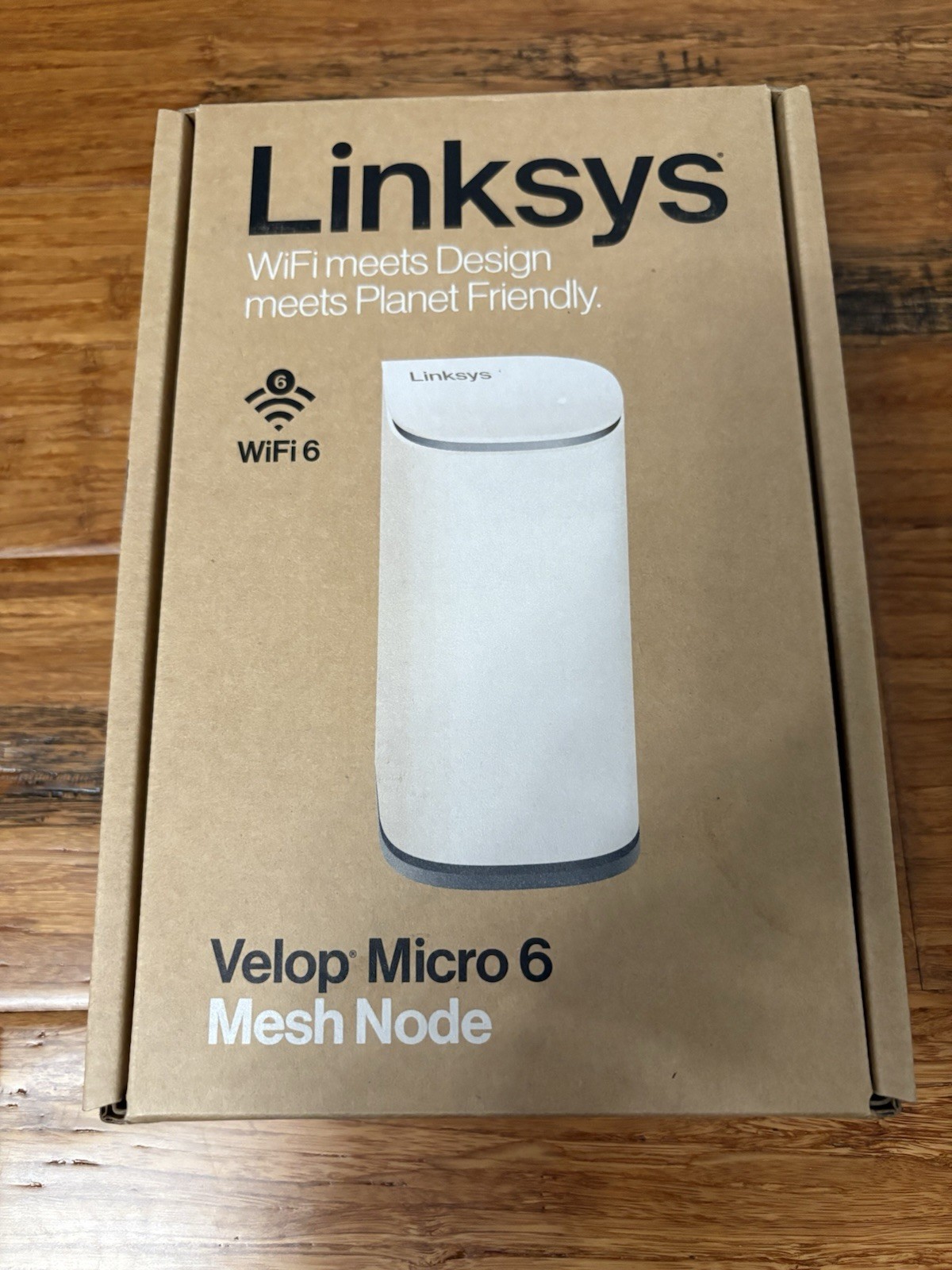 White Linksys Velop Micro 6 Mesh Node WIFI 6 - NEW SEALED