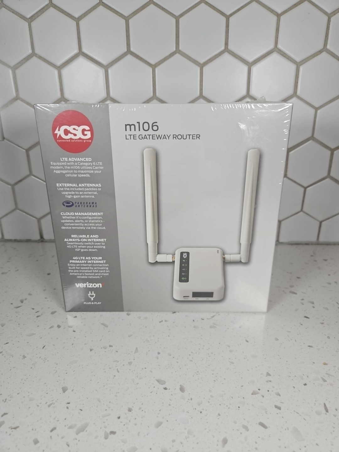 ~SEALED~ CSG M106 LTE Gateway Router - VERIZON 4G LTE Cellular Wireless Router