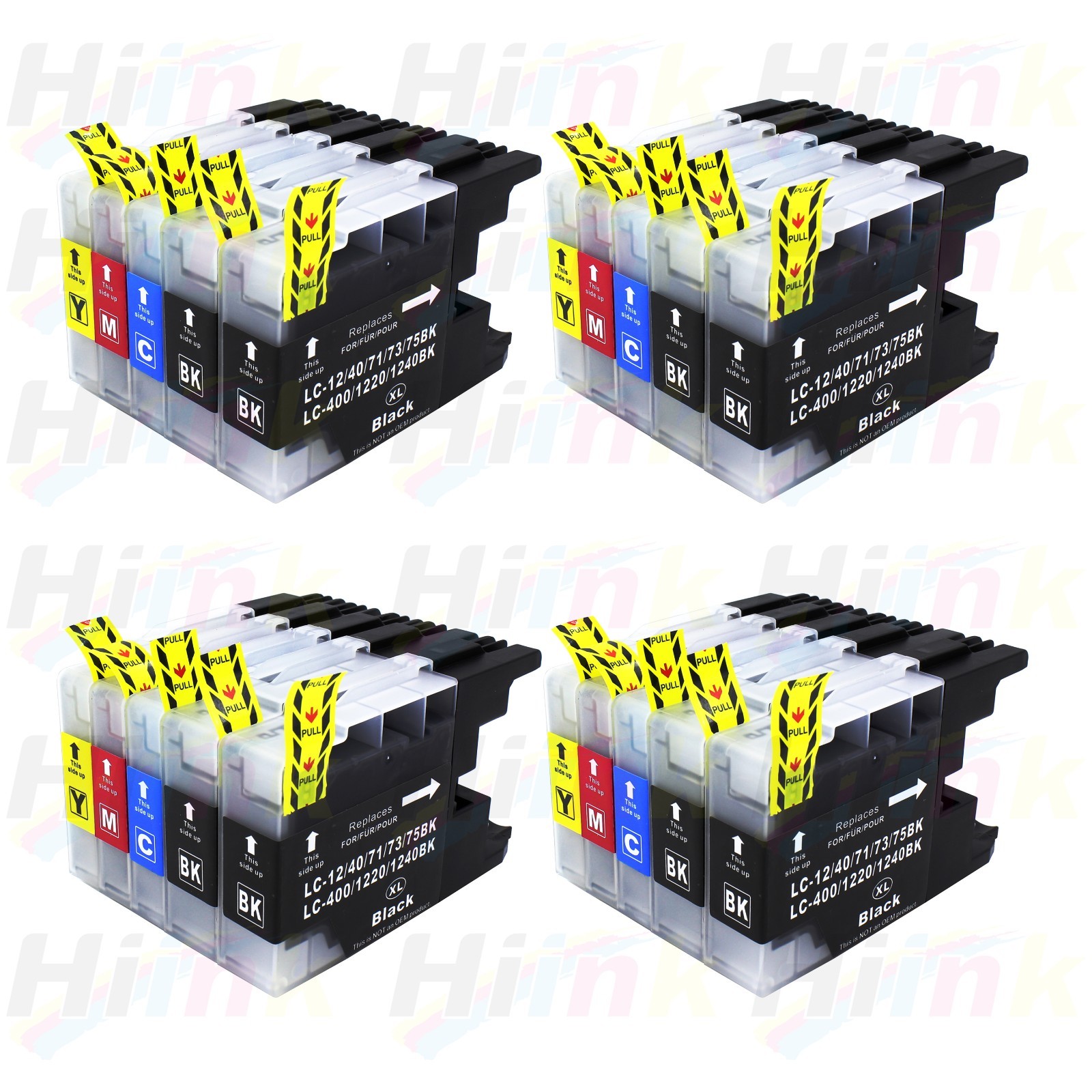20PK LC71 LC75XL Ink for Brother MFC-J430w MFC-J825DW MFC-J835W MFC-J625DW