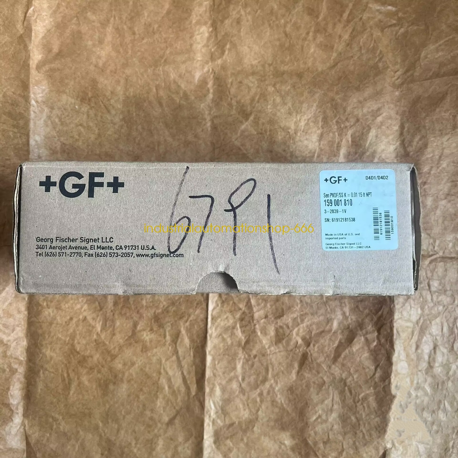 1PC NEW +GF+ 3-2839-1V 159001810 Conductivity probe Via DHL or FedEX