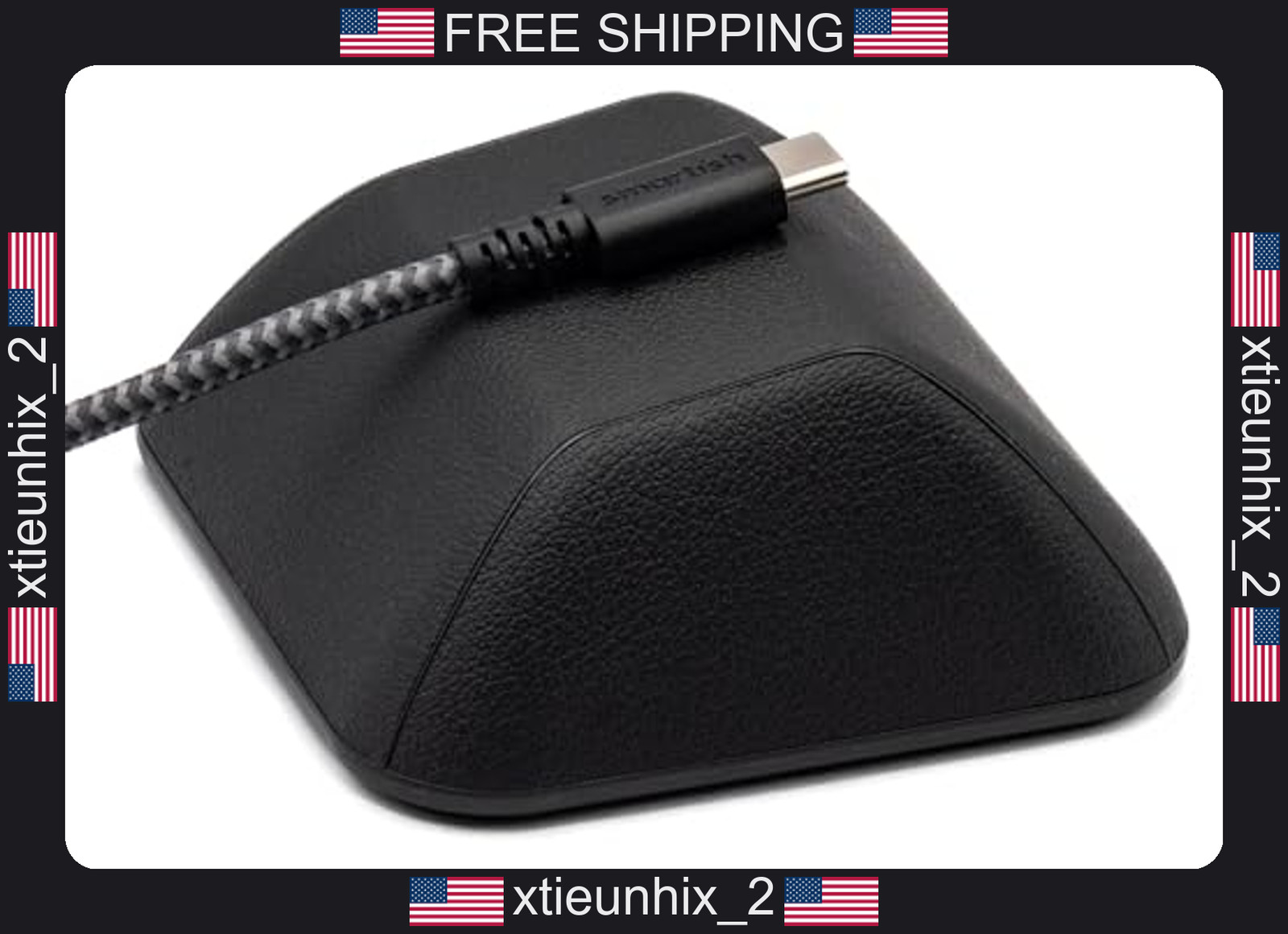 Cable Organizer Magnetic Cord Holder for Desk Nightstand Up to 5 Cables