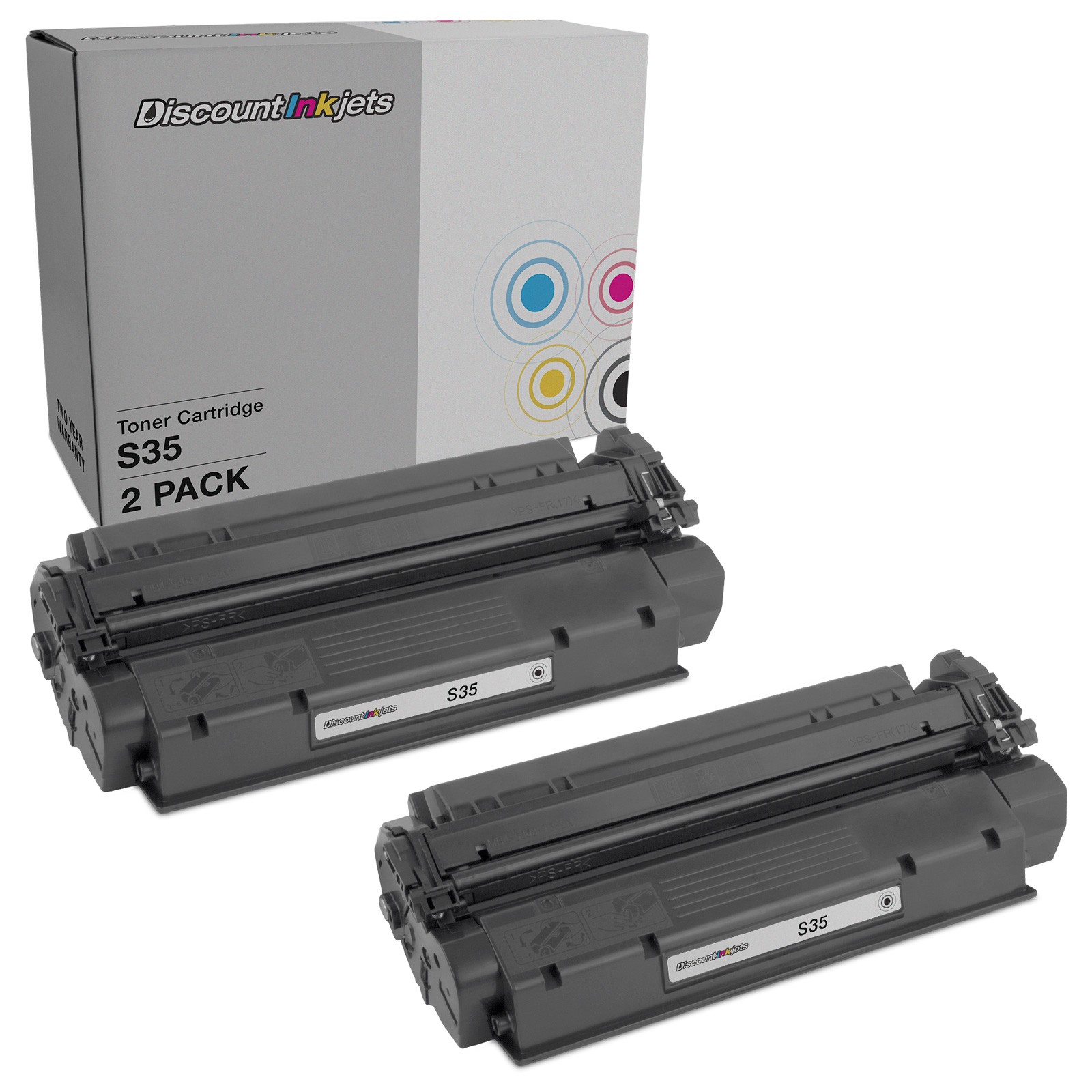 2PK S35 Toner Print Cartridge for Canon Digital Copier ICD-340 L170 7833A001AA