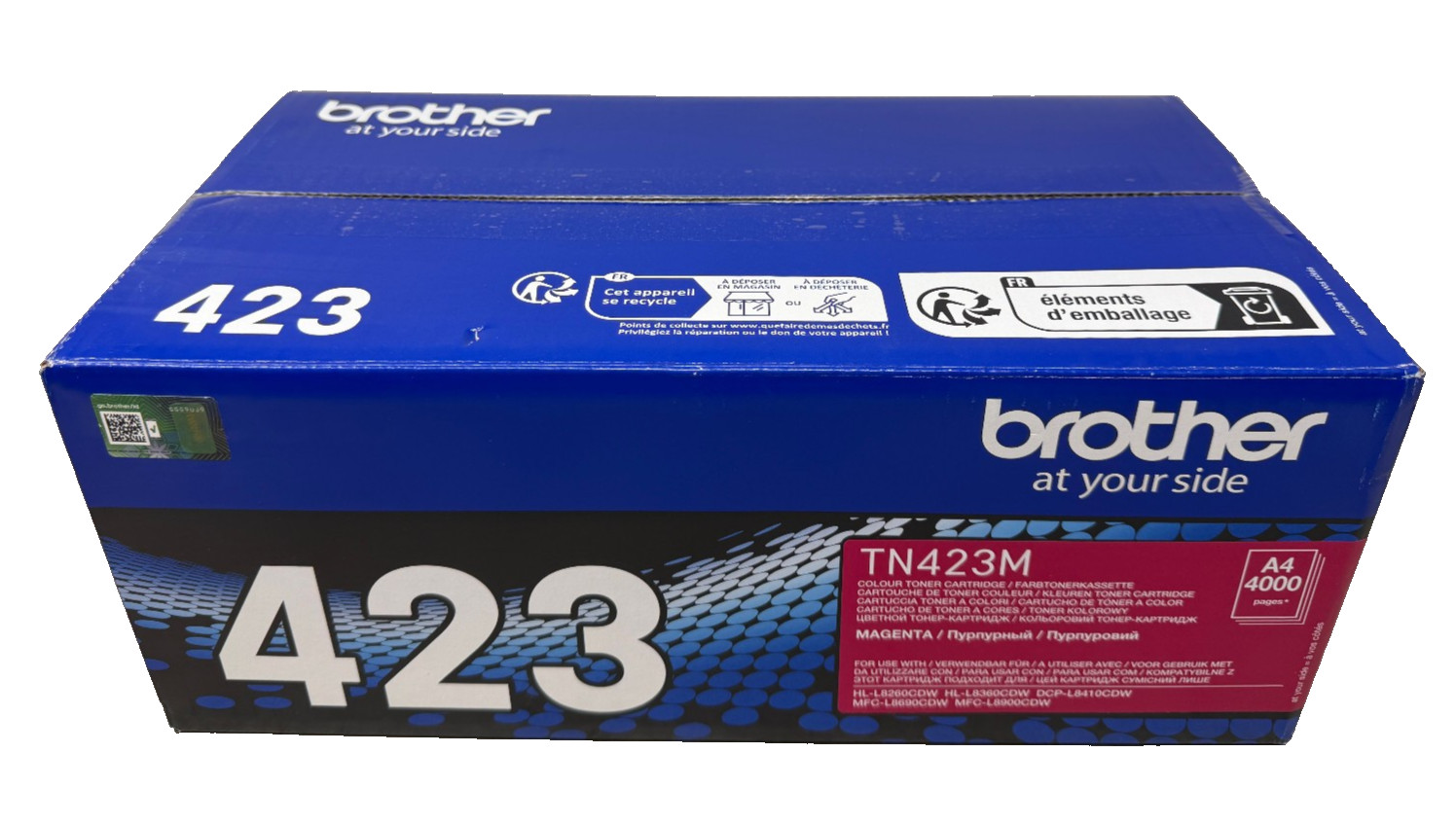 BROTHER TN-423M GENUINE MAGENTA TONER FOR HL-L8260CDW/MFC-L8690CDW [A BOX]