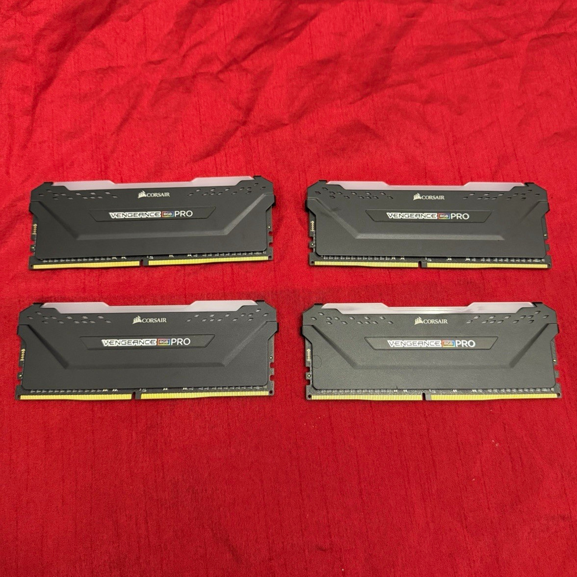 Corsair Vengeance RGB Pro 128GB 4x 32GB DDR4 3600 18-22-22-42 C16 Desktop Memory