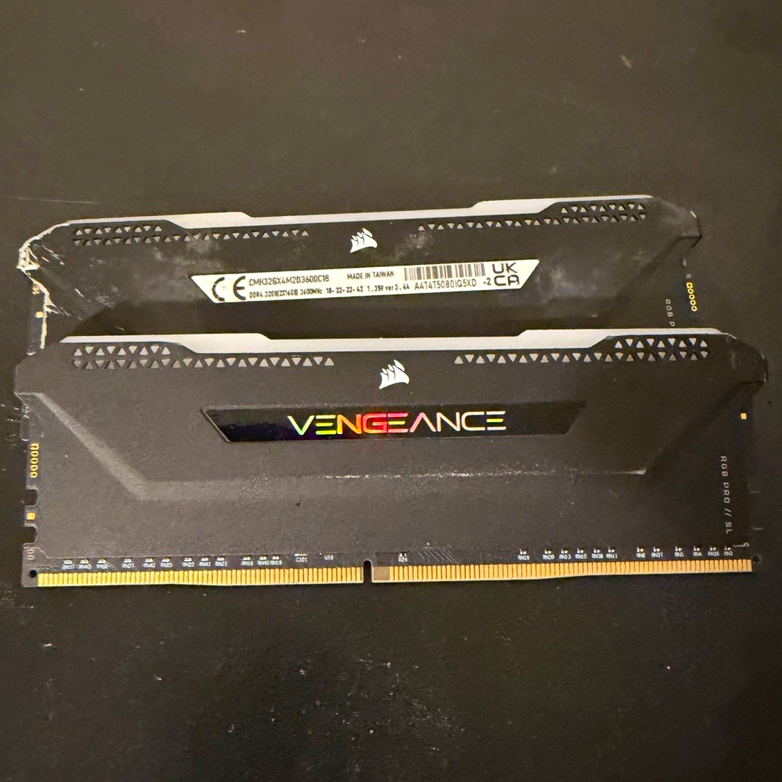 Corsair Vengeance RGB Pro 32GB (2x16GB) DDR4-3600 DIMM RGB CMK32GX4M2D3600C18