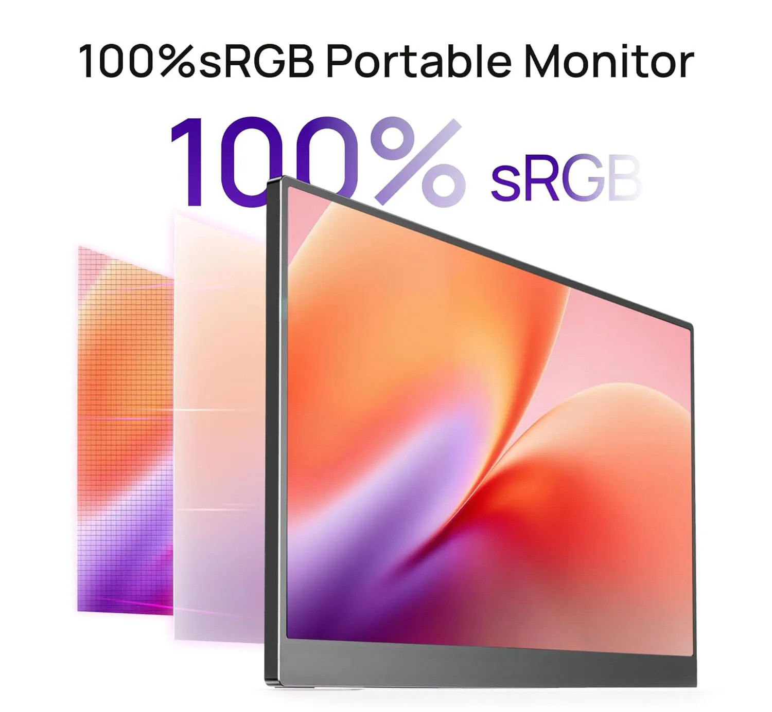 MAFNKOU 13.3" 1.2K Touch Portable Monitor USB-C HDMI Gaming Display