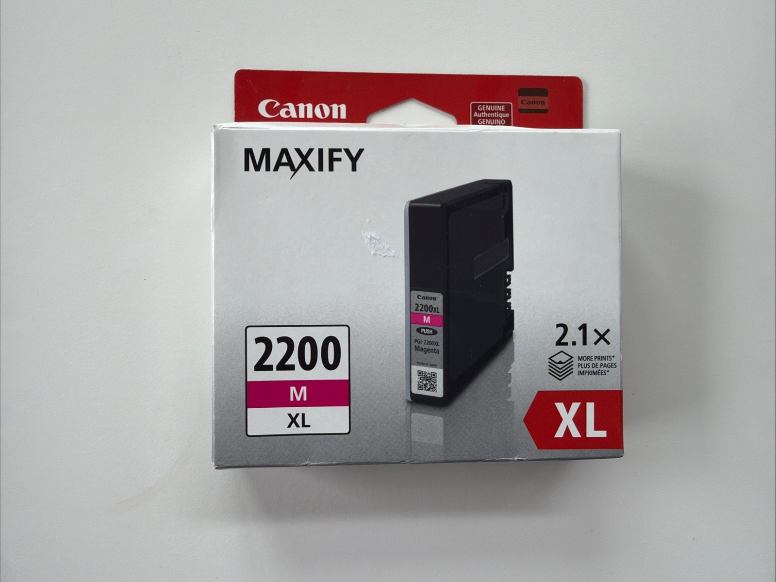 Canon 9269B001 PGI-2200XL Ink Cartridge Magenta High Yield 1295 Pages