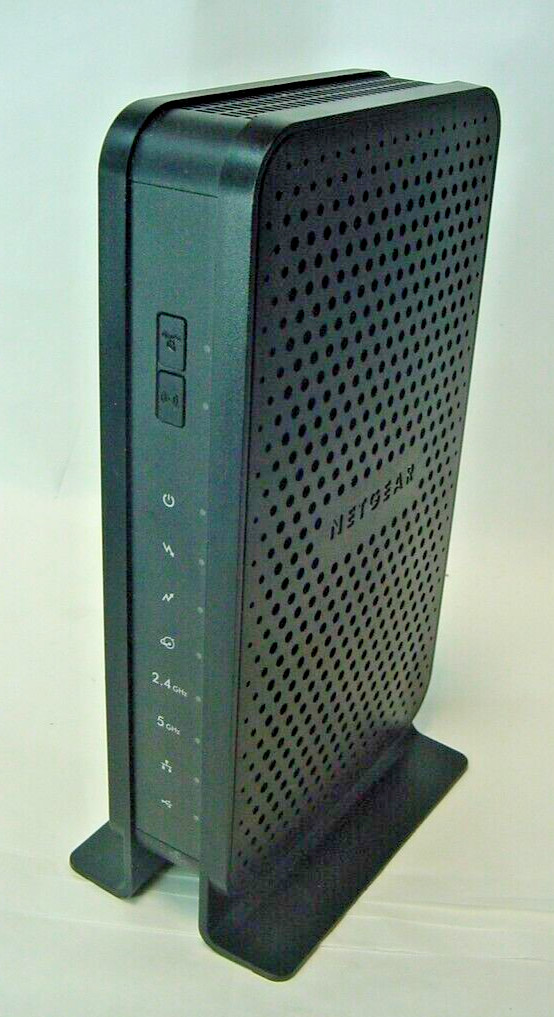 NETGEAR N600 WIFI CABLE MODEM ROUTER C3700 - NO POWER CORD INCLUDED