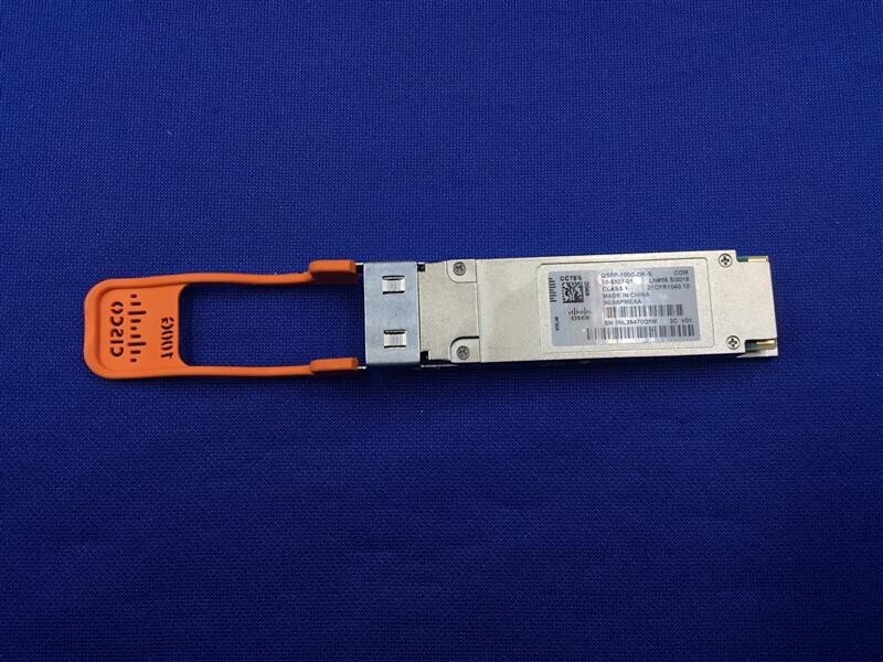 QSFP-100G-DR-S CISCO 100GBASE-DR QSFP28 SMF 1310nm 500m Transceiver 10-3507-01