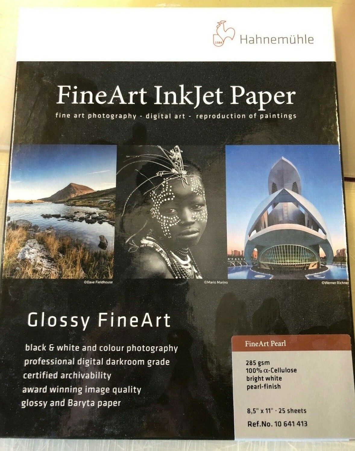 Hahnemuhle FineArt Pearl, 8.5" X 11", 25 sheet box, 285 GSM #10641413
