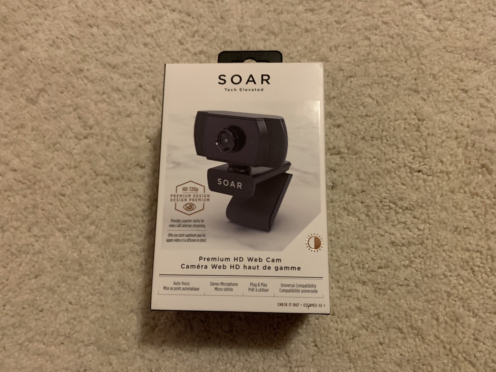 Soar Premium HD Web Cam HD 720p 30fps - Brand New Sealed