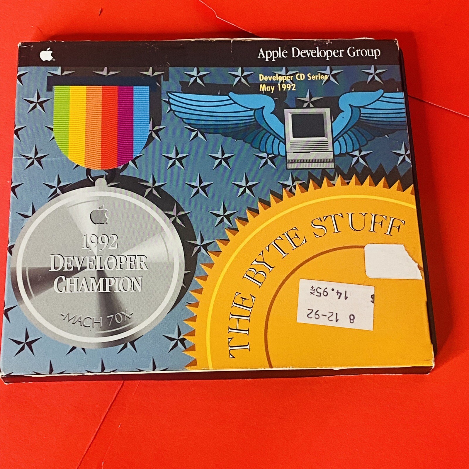 Vtg Apple Macintosh 1992 May Apple Developer Group CD Series The Byte Stuff RARE