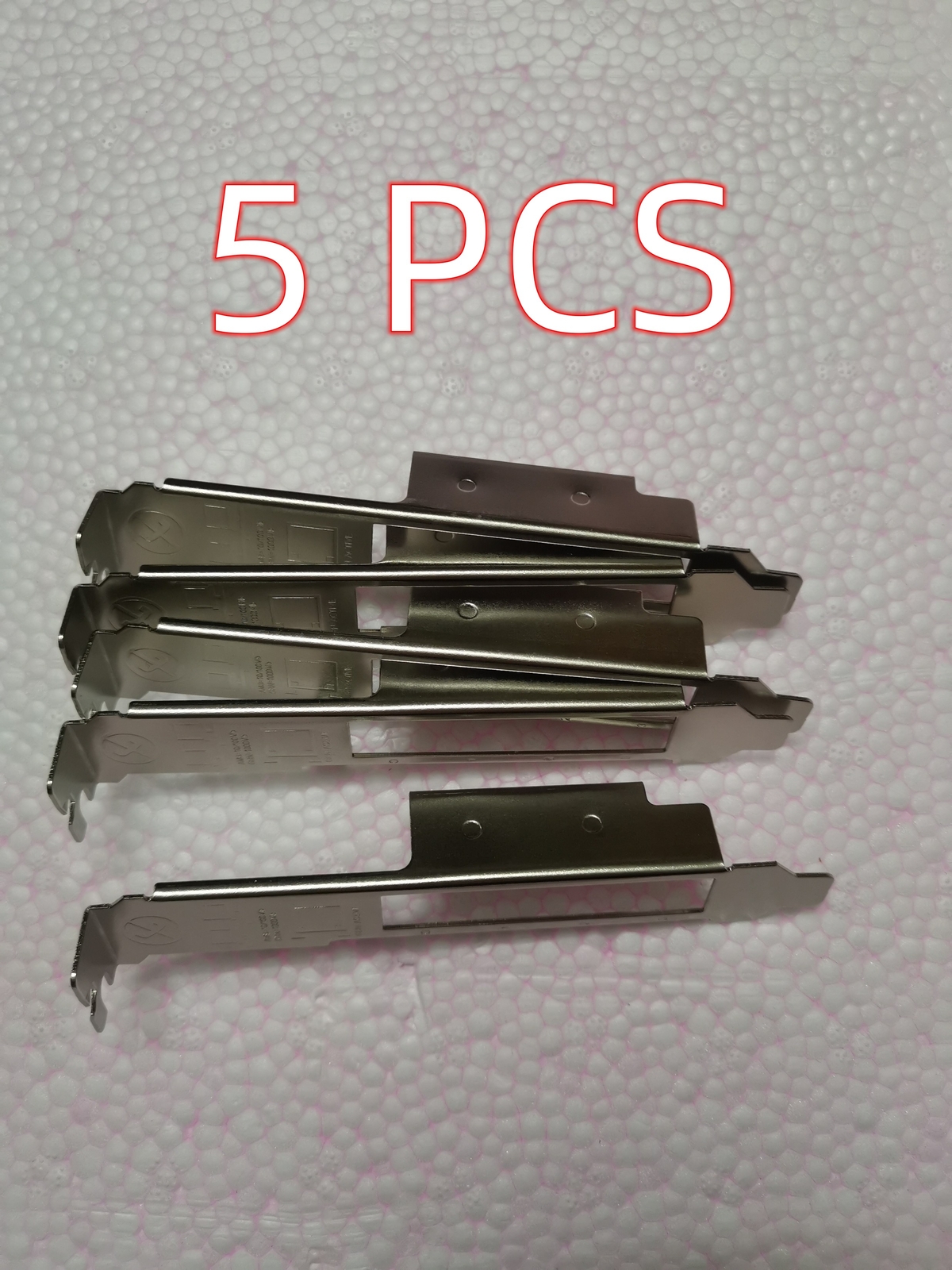 5PCs Full High Bracket for Broadcom 5719 Dell 0KH08P IBM 5899 BCM5719 HP 331T