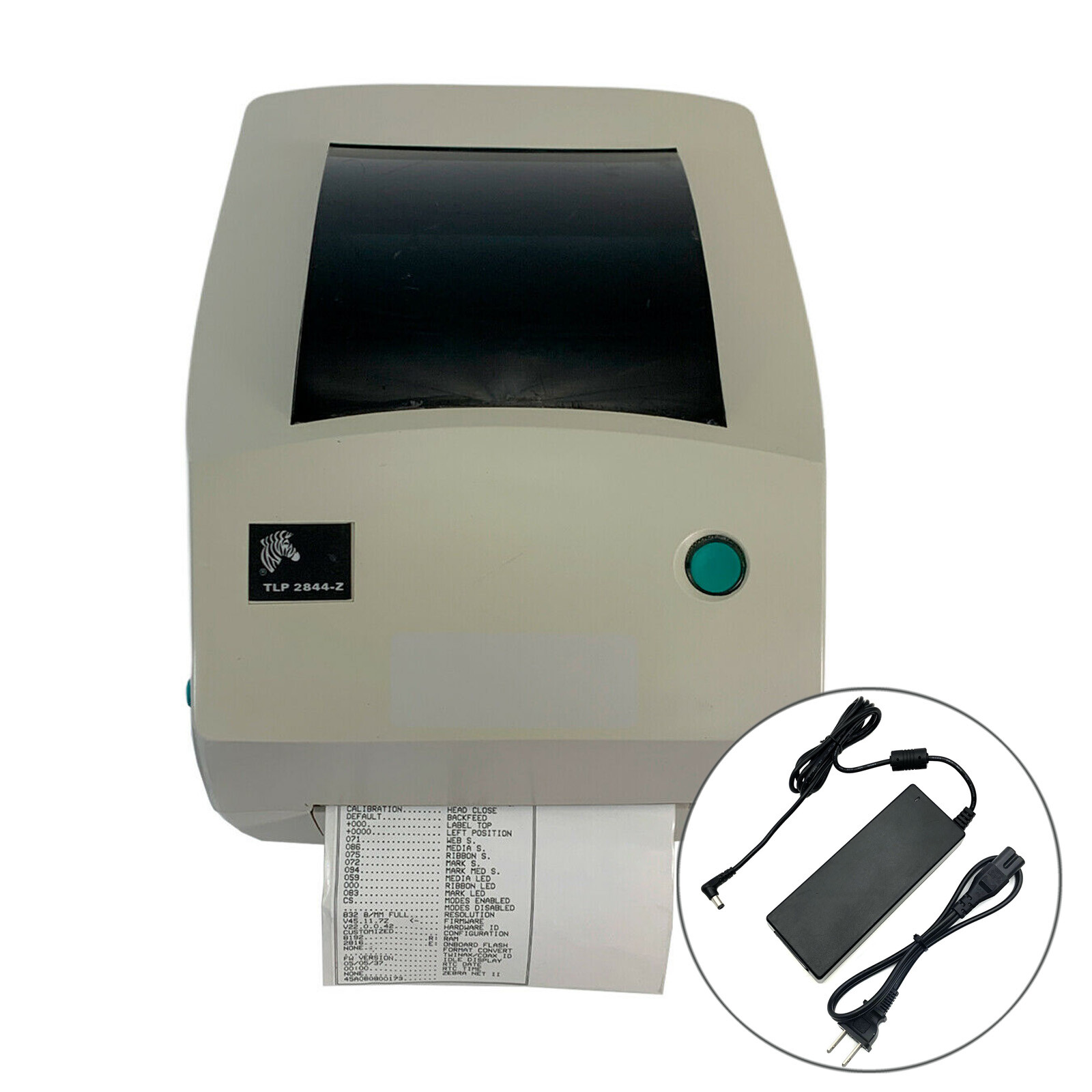 Zebra TLP 2844-Z Thermal Transfer Barcode Label Printer USB Serial Parallel
