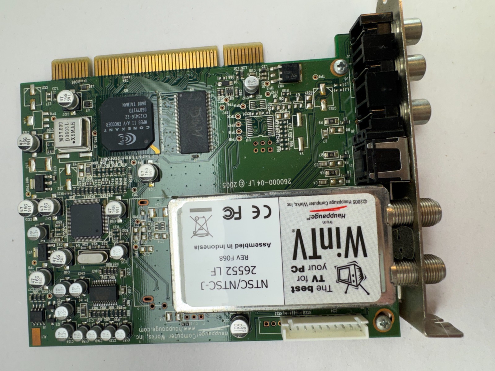 Hauppauge WinTV-PVR-150 HP 5188-4202 PCI TV Tuner Capture Card Conexant MPEG-2