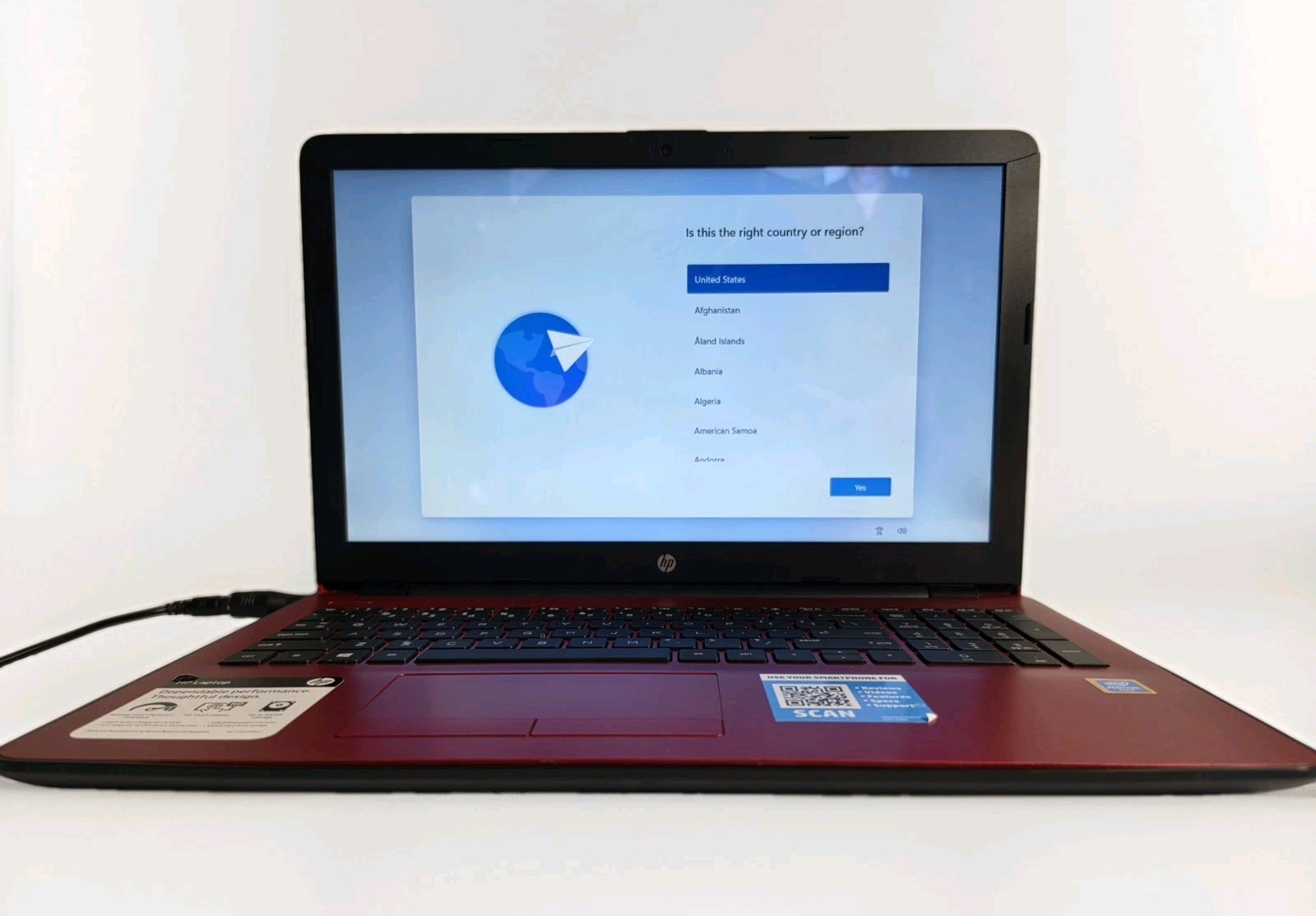 HP Laptop 15-bS1xx 15.6" TOUCHSCREEN Pentium 2.30GHz 8GB 500GB HD Windows 11 