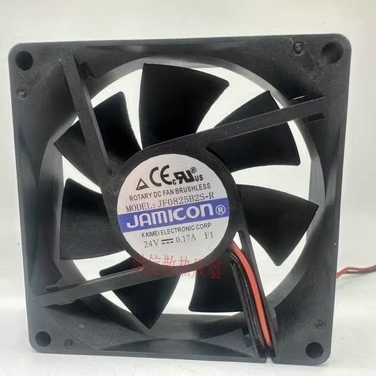 1PCS JF0825B2S-R 24V 0.17A Genuine JAMICON Cooling Fan 80*80*25mm 8cm