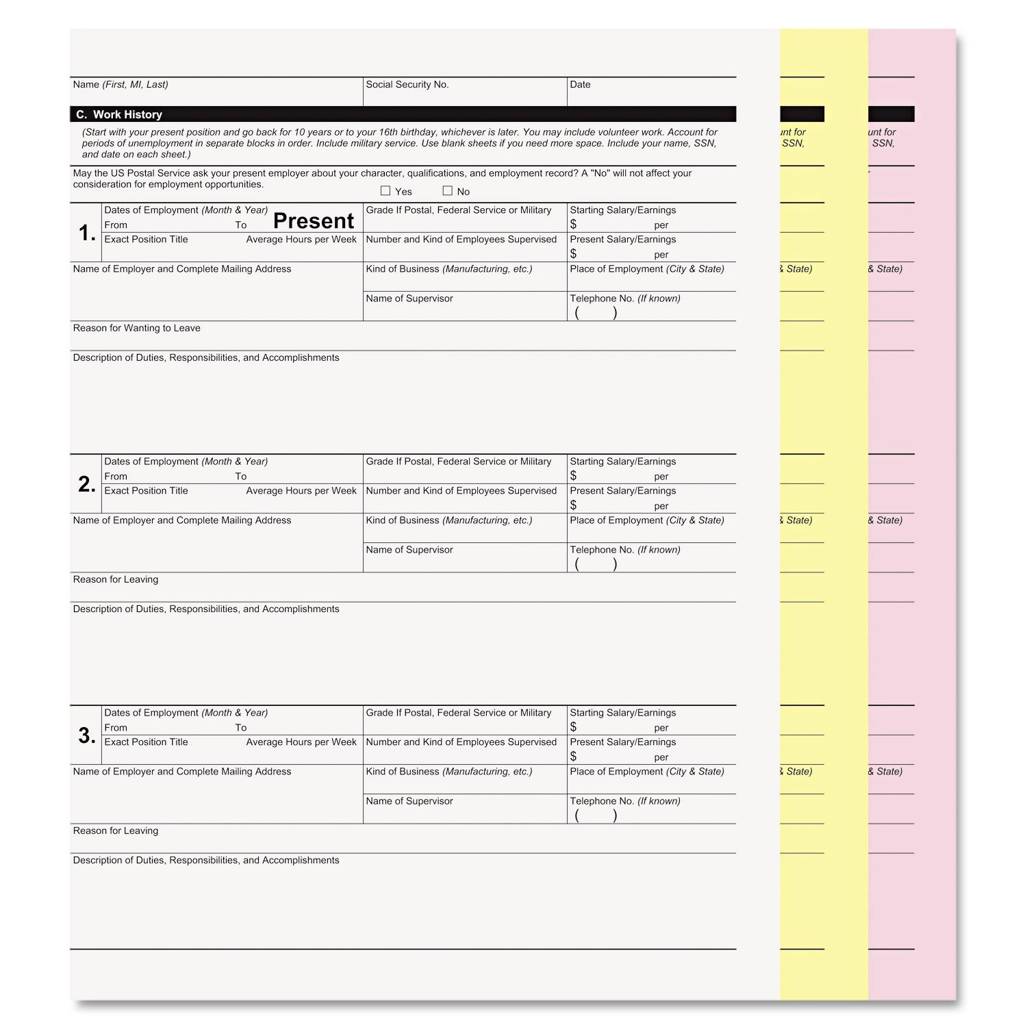ICONEX 59102 DIGITAL CARBONLESS PAPER, 8-1/2 X 11, -  WHITE,PINK,CANARY