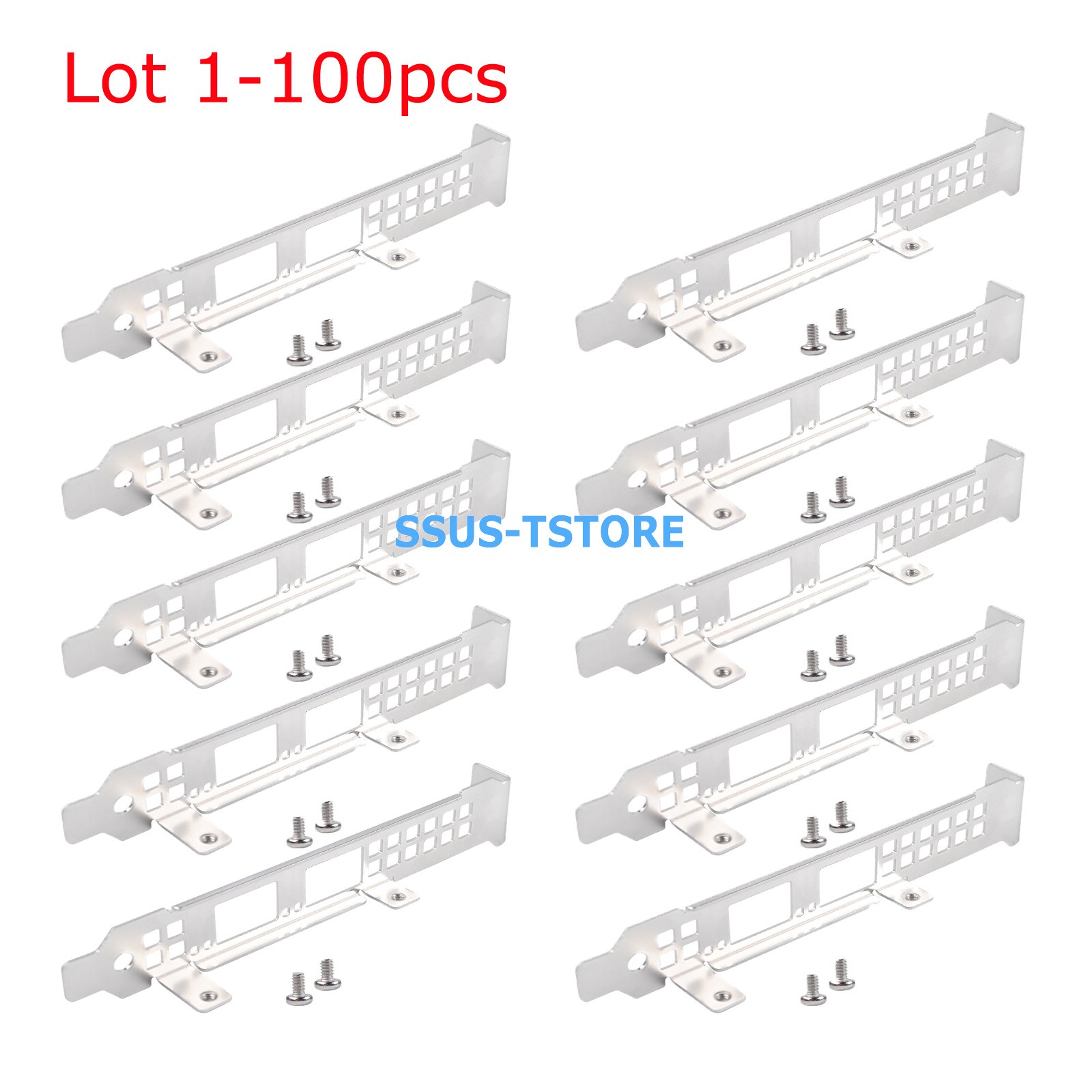 Lot Long Full Height Bracket for Intel X520-DA2 X520-SR2 X710-DA2 82599ES