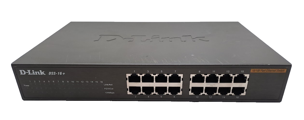 D-Link DSS-16+ 16-Port Gigabit Ethernet Switch Standalone Unmanaged