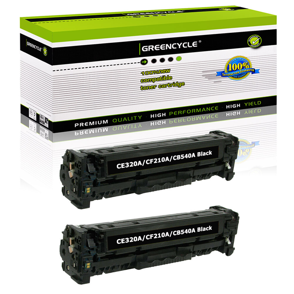 2PK CF210A BK Toner Cartridge Fits For HP 131A LaserJet Pro 200 MFP M276n M276nw