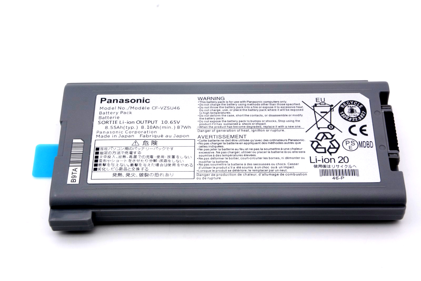 Original Panasonic Toughbook CF-30 CF-30K CF-31 CF-52 CF-53 Battery CF-VZSU46/AU