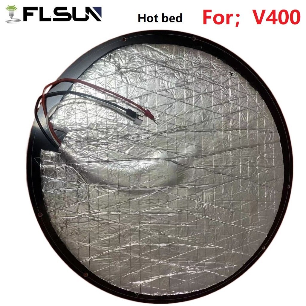 FLSUN 3D Printer V400 Hot Bed Heated PEI Soft Magnetic Pad Steel Spring Plate