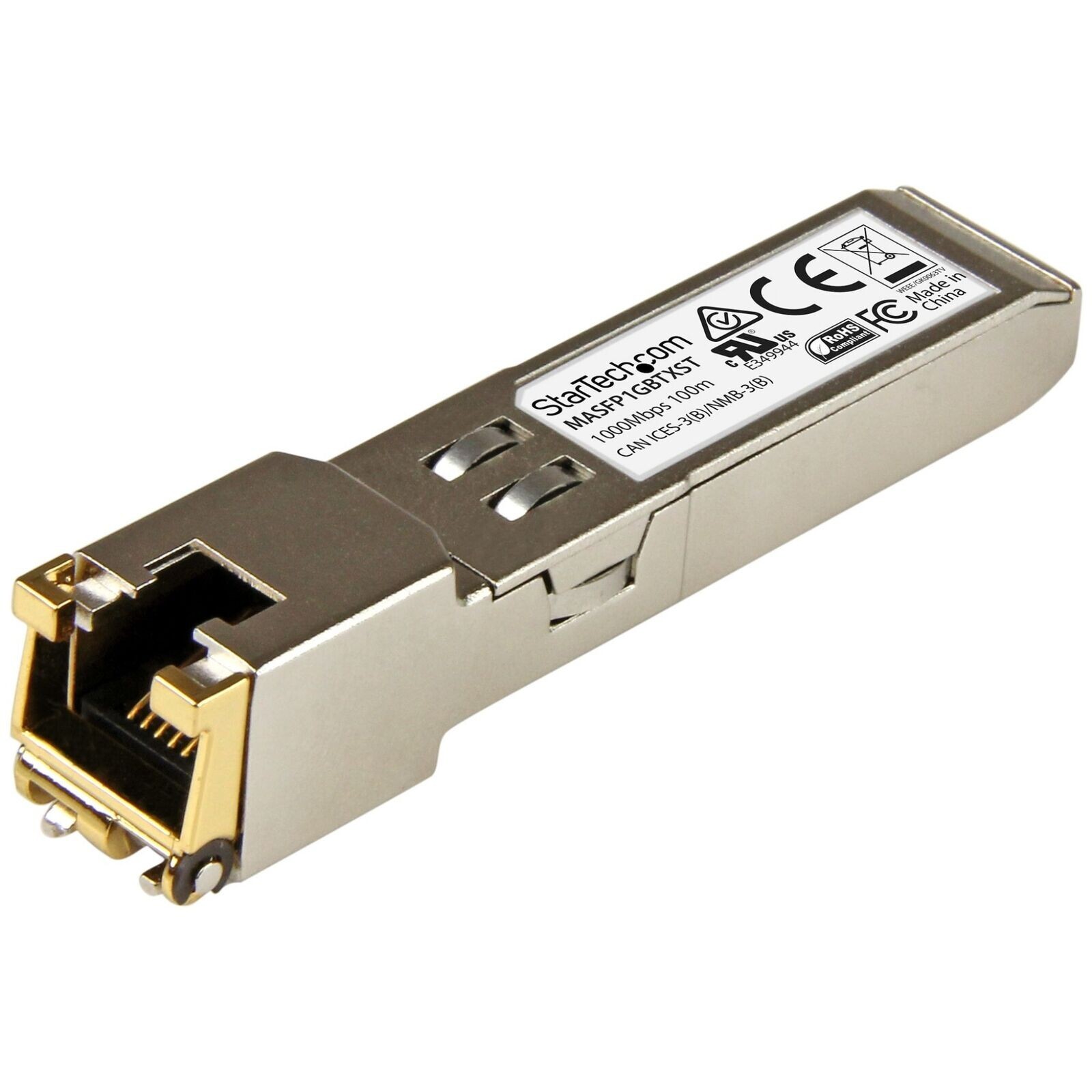 StarTech Meraki MA-SFP-1GB-TX Compatible SFP to RJ45 Transceiver Module