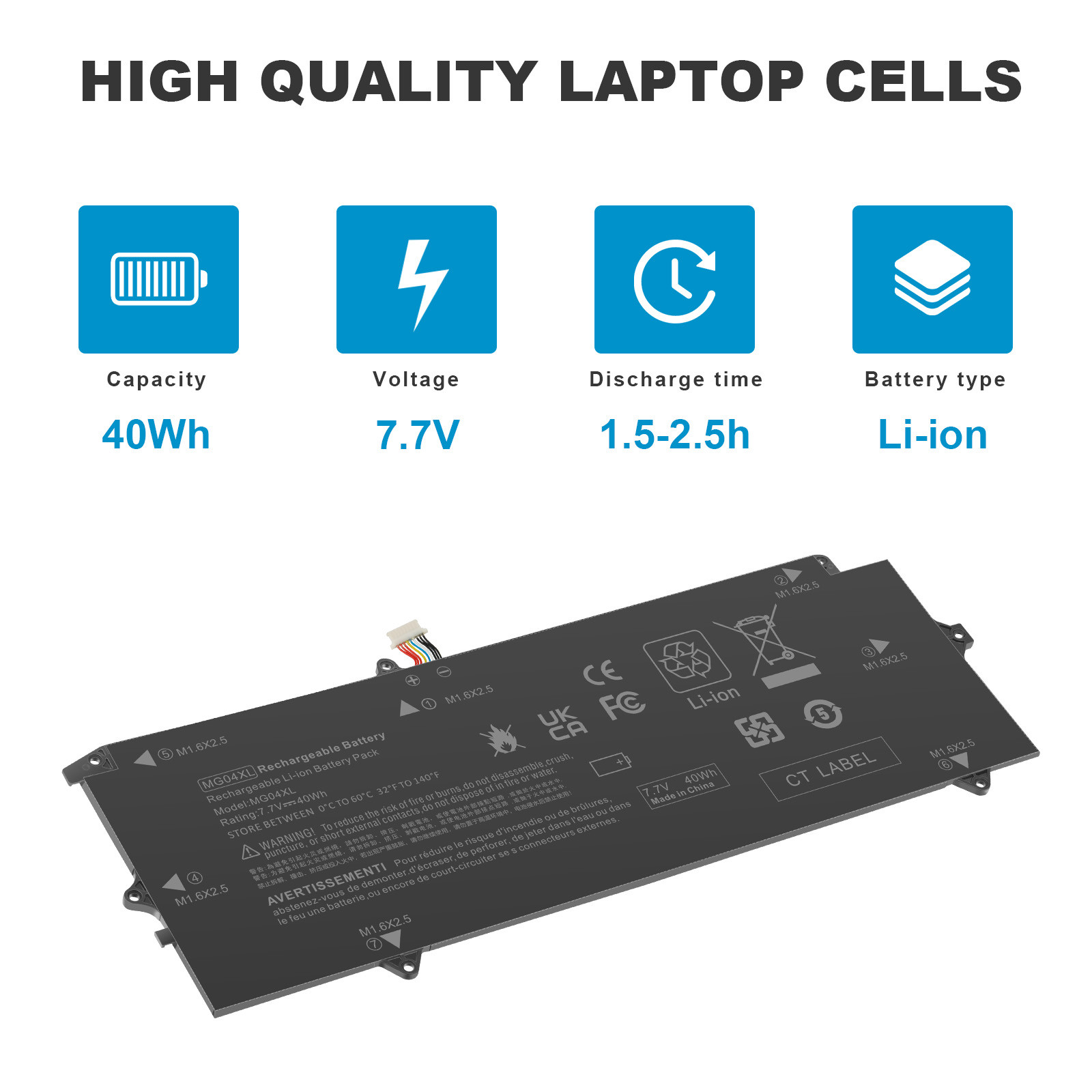 🧡LOT OF MG04XL Battery For HP Elite X2 1012 G1 HSTNN-DB7F 812060-2C1 812205-001