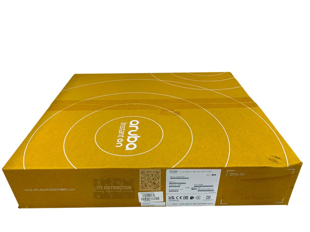 JL805A I Open Box HPE Aruba Instant On 1960 12XGT 4SFP+ Switch