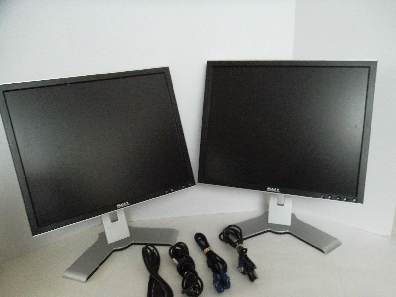 LOT-2 Dell 2009W 20" Widescren Monitor 4-Port USB Hub VGA DVI G433H 2009Wt FH8MW