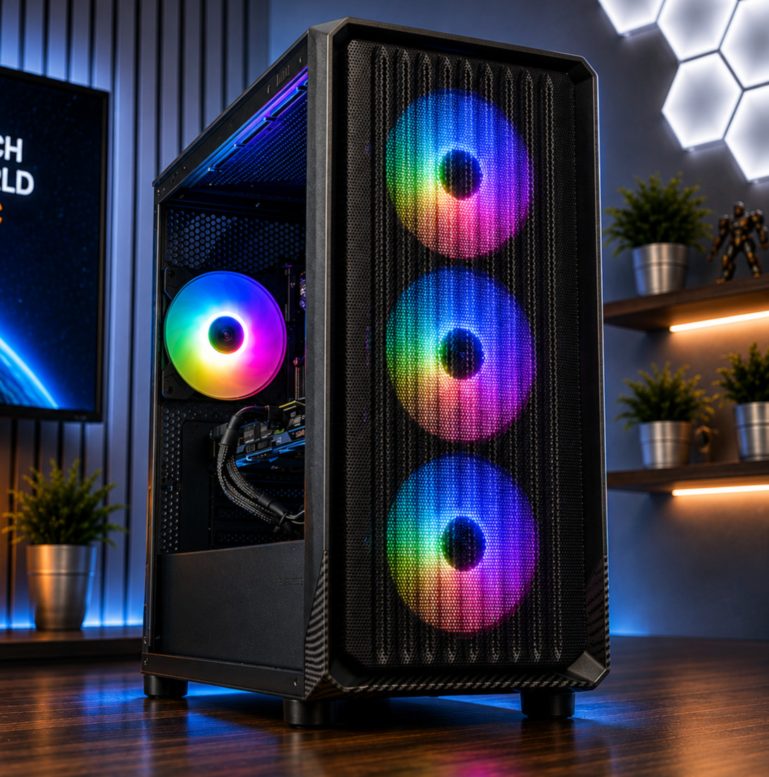 Custom RGB Gaming PC Intel i7 32 GB RAM 512GB SSD Nvidia RTX 3060 12GB