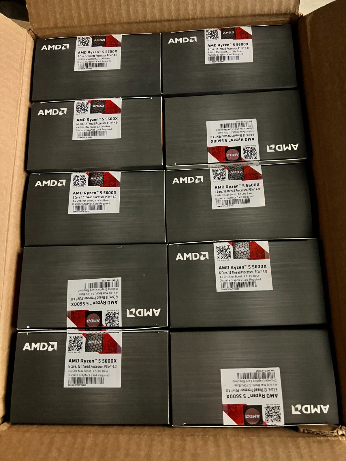 Lot 10x  AMD Wraith Stealth CPU Cooler 4 Pin Fan AM4 Ryzen ,ORIGINAL