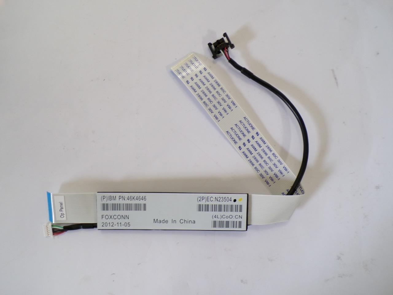 IBM CONTROL PANEL CABLE 8202-E4B 46K4646 (J802)