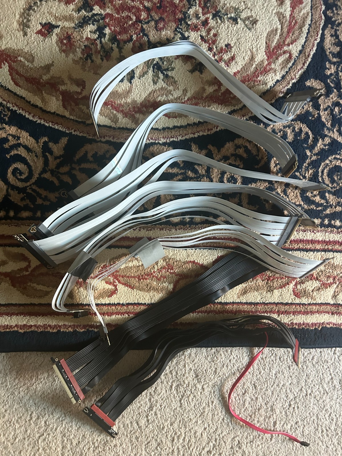 A lot of 8 LINKUP – AVA PCIe 4.0 Gen 4 x16 Riser Cable 60cm 50cm