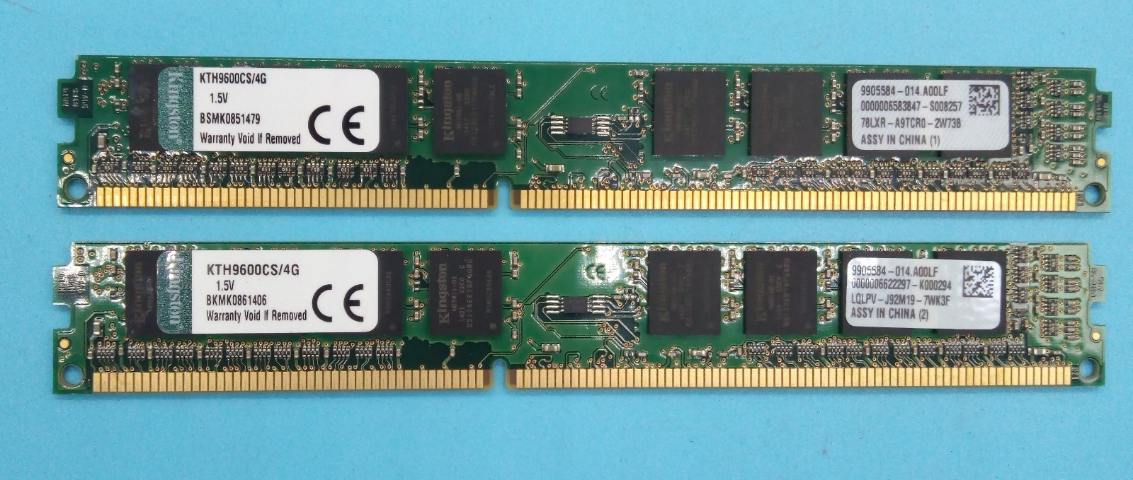 Kingston 8GB(2x4GB) DDR3 KTH9600CS/4G 9905584 1.5V#R3273