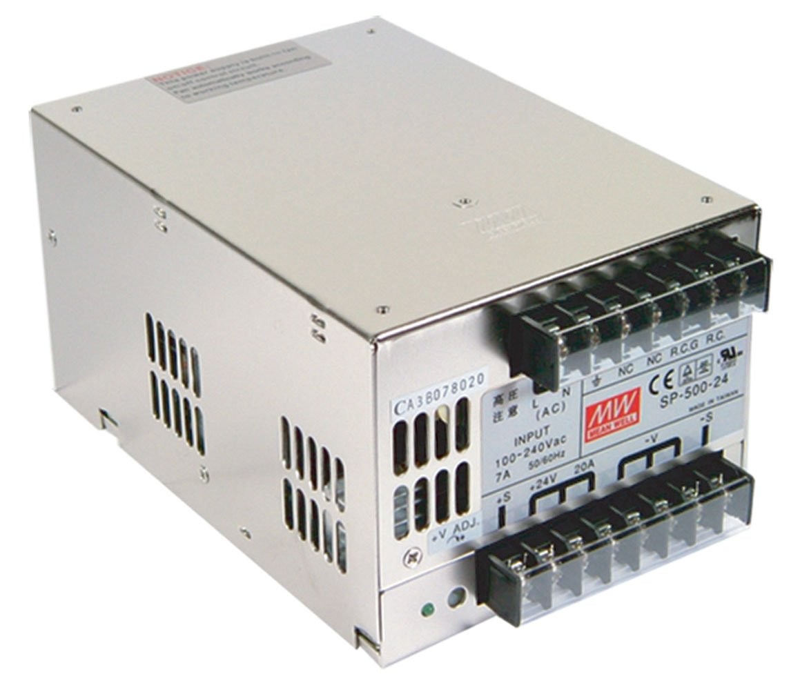 MEAN WELL SP-500-24 AC to DC Power Supply Single Output 24V 20 Amp 480W