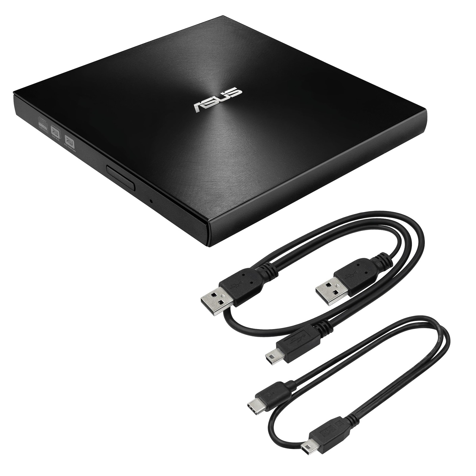 ASUS ZenDrive Black 13mm External 8X DVD/Burner Drive / RW with M Disc Support