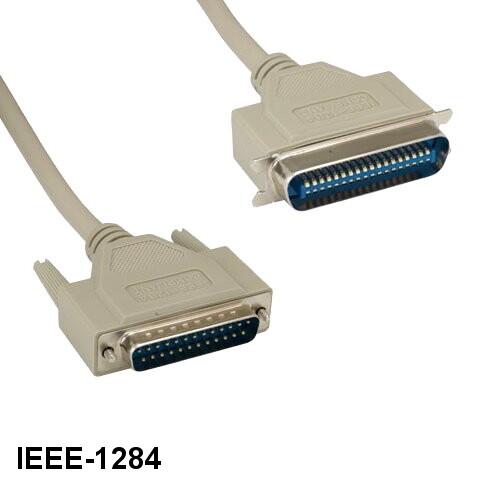 [10X] 15' IEEE-1284 DB25 25 Pin to CN36 36 Pin Cable M/M 28AWG Parallel Printer