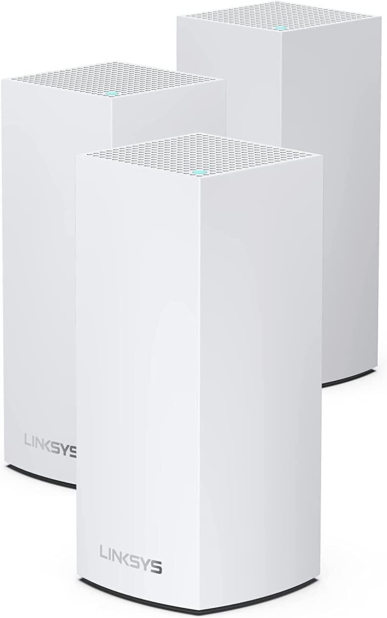 LINKSYS VELOP ATLAS WIFI 6 ROUTER HOME WIFI MESH SYSTEM (AX5400) 3 PACK - WHITE