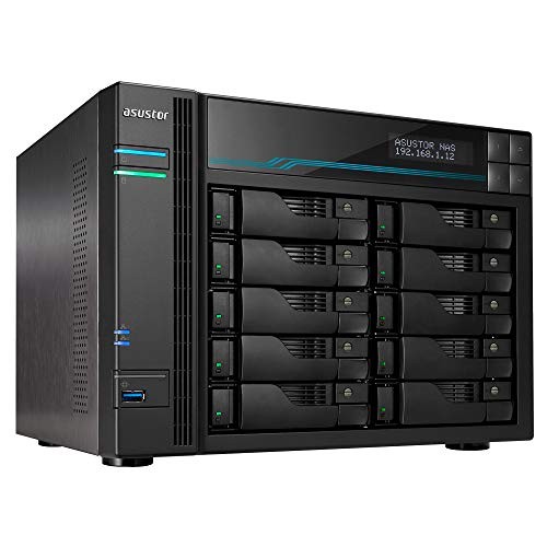 ASUSTOR Lockerstor 10 AS6510T SAN/NAS Storage System