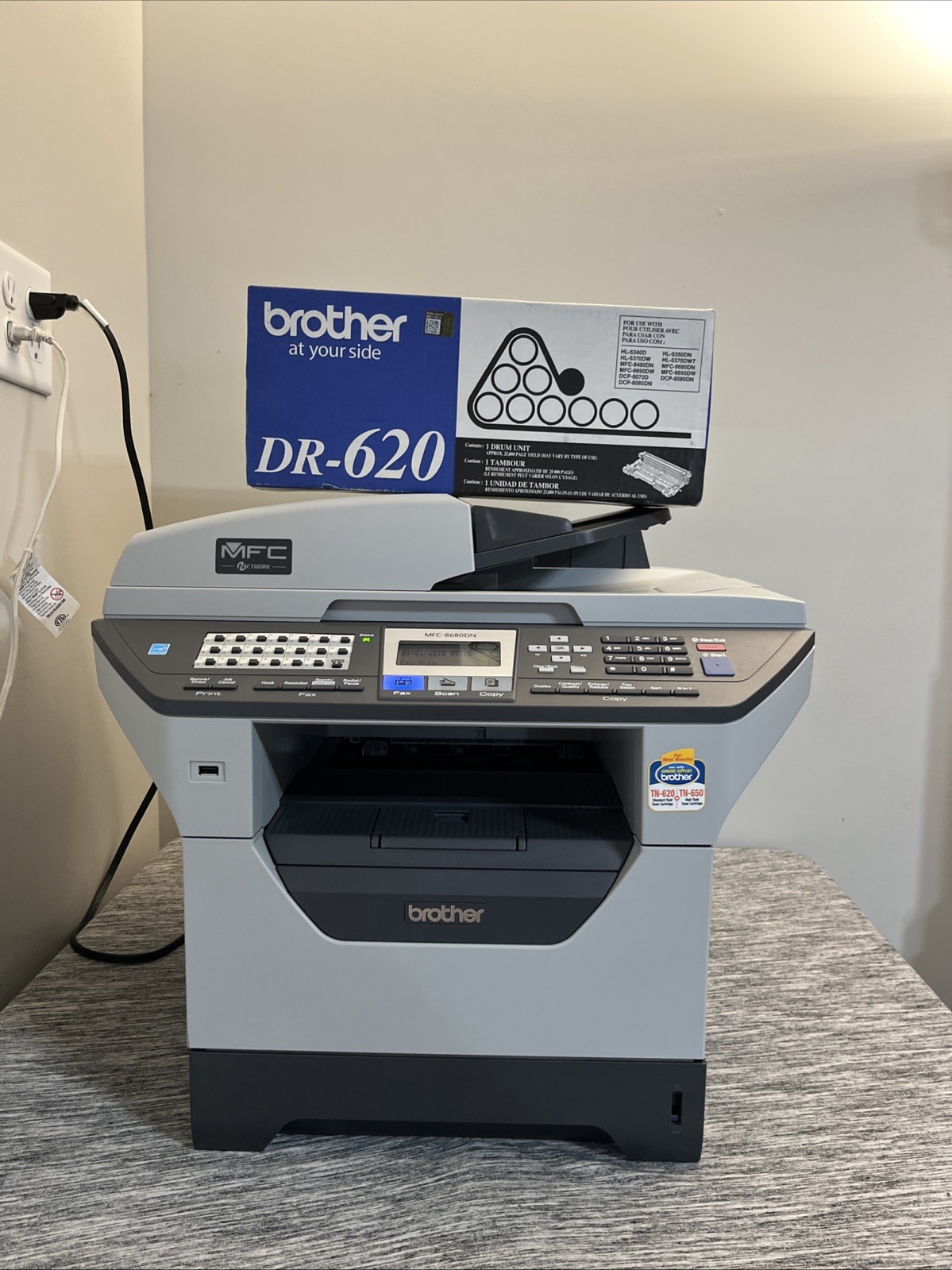 Brother MFC-8680DN All-in-One Monochrome Laser Printer With Extra Toner