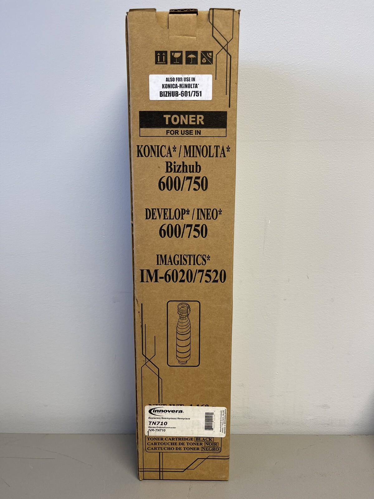 New Toner for use in KONICA MINOLTA  BIZHUB 600 601 750 751 Black Color Toner