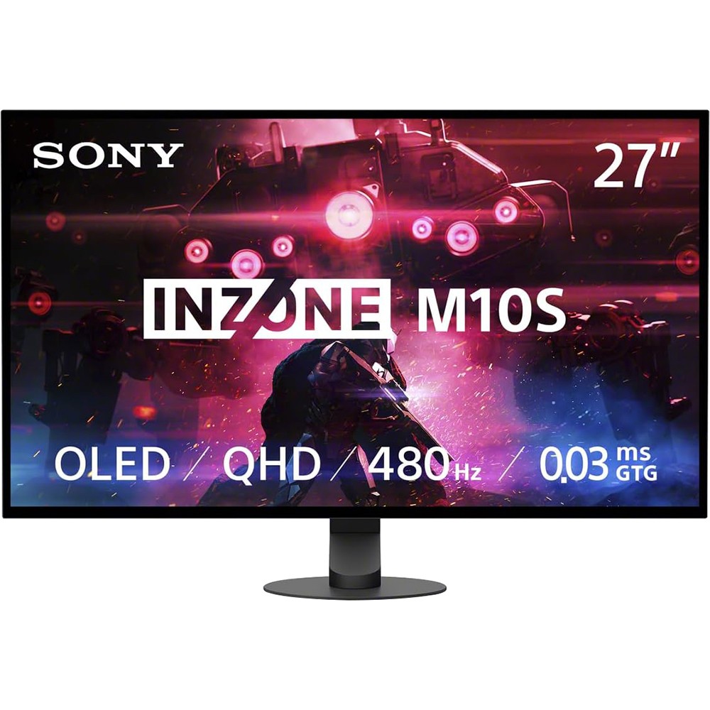 Sony 27" INZONE M10S OLED QHD 1440p HDR 480Hz Gaming Monitor (SDM27Q10SB)