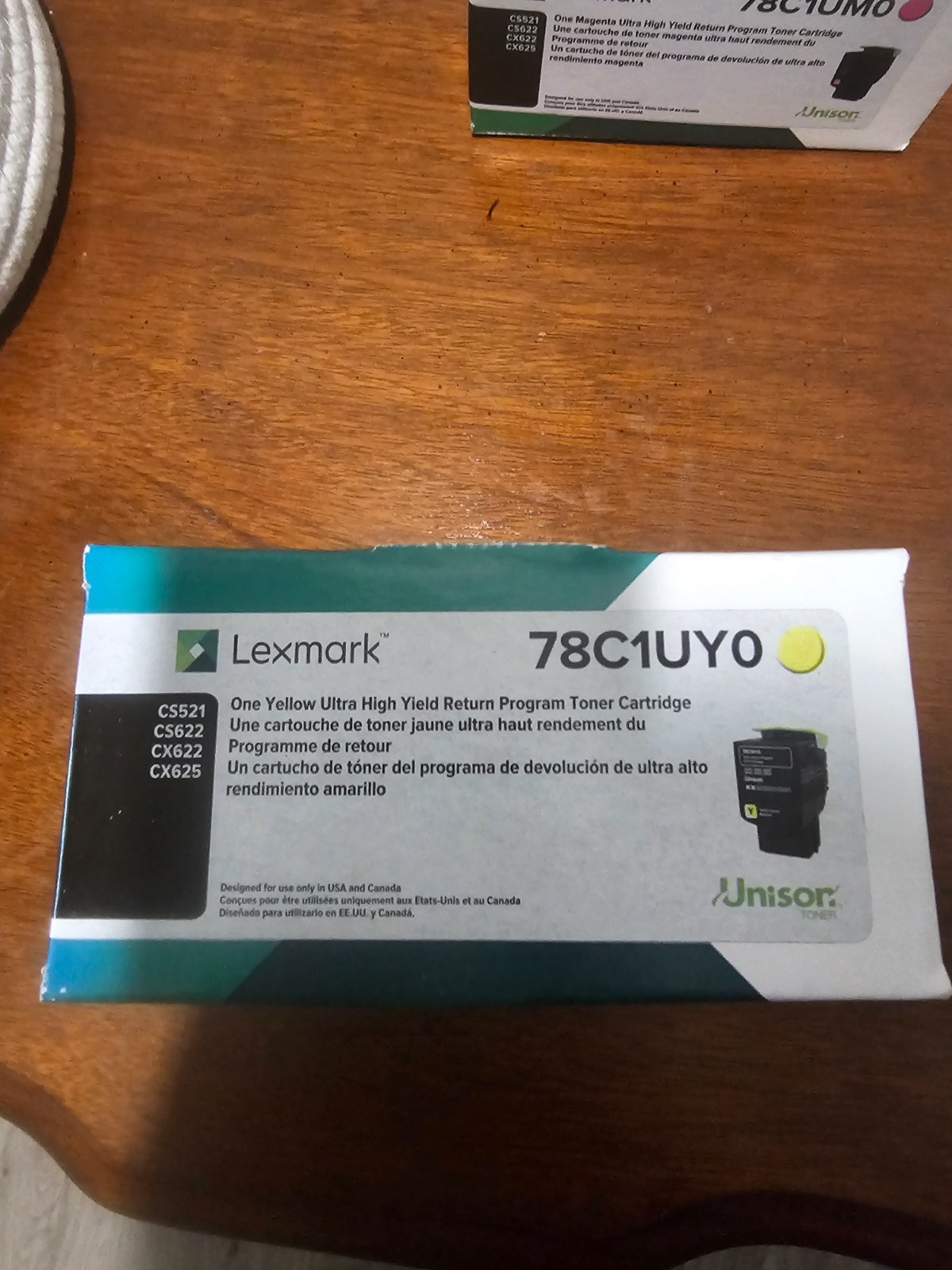 Lexmark Standard Yield Toner Cartridge - Yellow (78C1UY0)