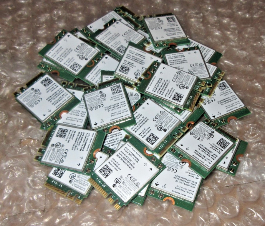LOT of 27 Intel Dual Band Wireless-AC 8260 8260NGW M.2 WiFi Cards HP 808722-001