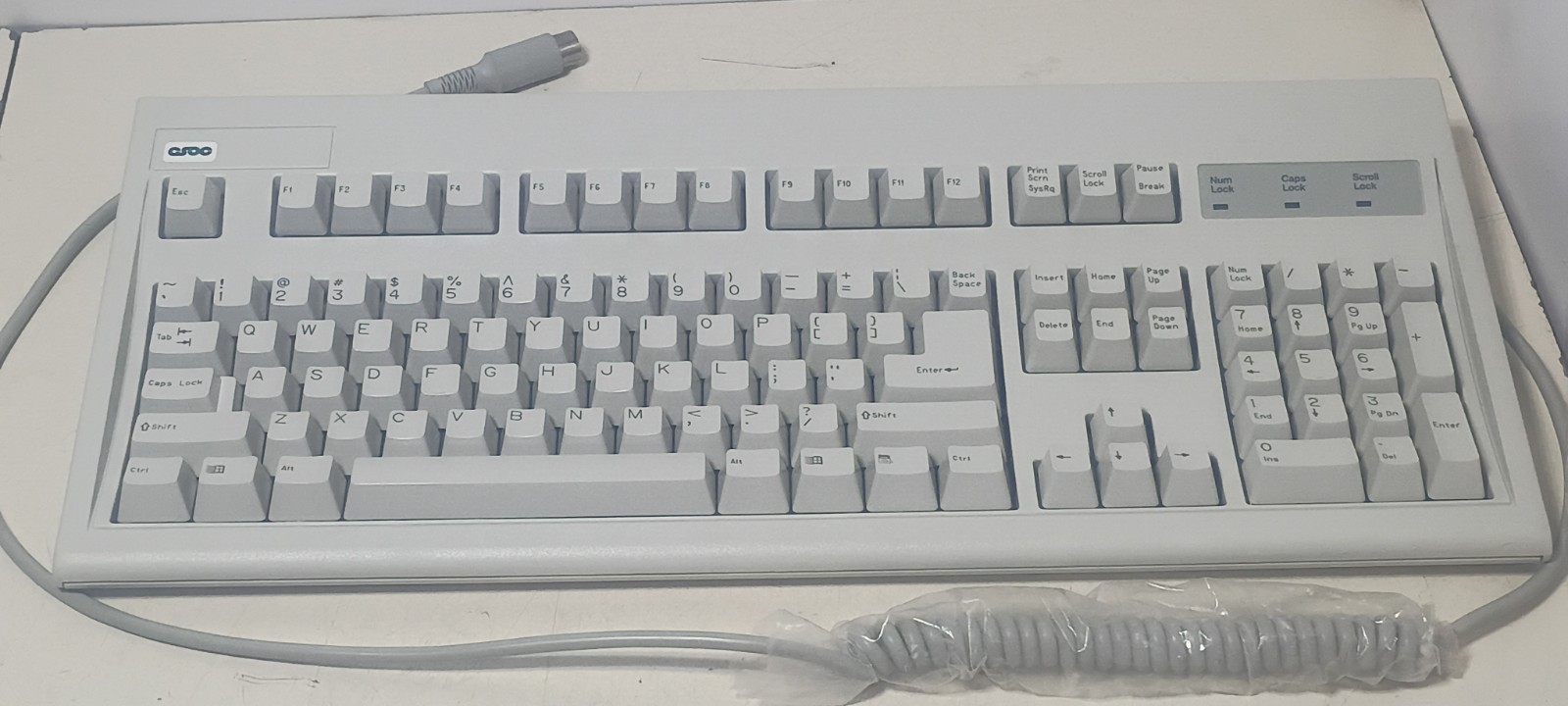 Vintage New KeyTronic E03601QUS101-C Wired Desktop Keyboard (No Box)