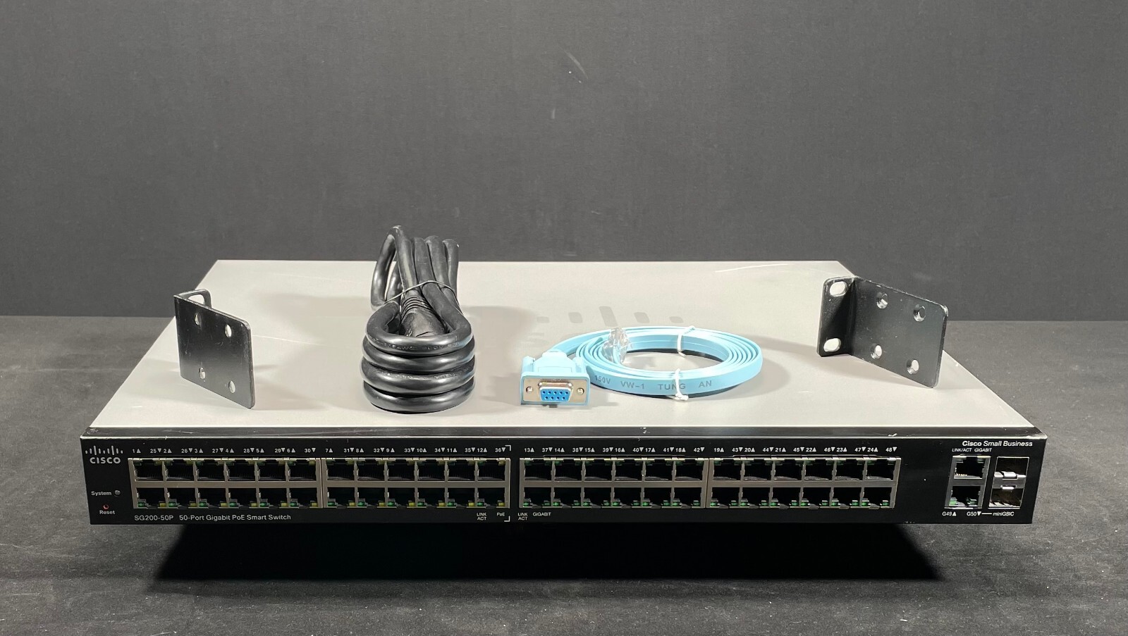 Cisco SLM2048PT  SG200-50P  50 Port PoE Gigabit Smart Switch - Same Day Shipping