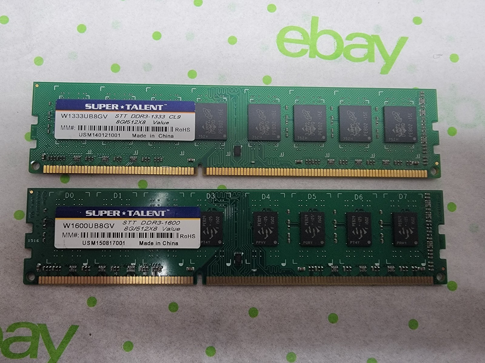 Super Talent DDR3-1333 16GB (2x8GB) DIMM Desktop Memory W1333UB8GV
