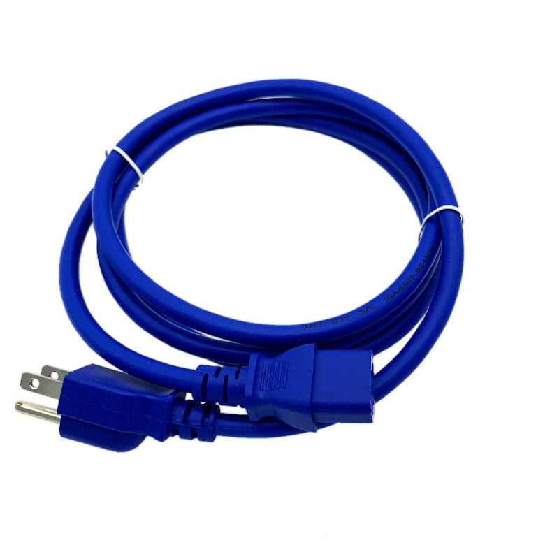 6' Blue Power Cord for ACER MONITOR V193W VE246H AL1916 Replacement Cable